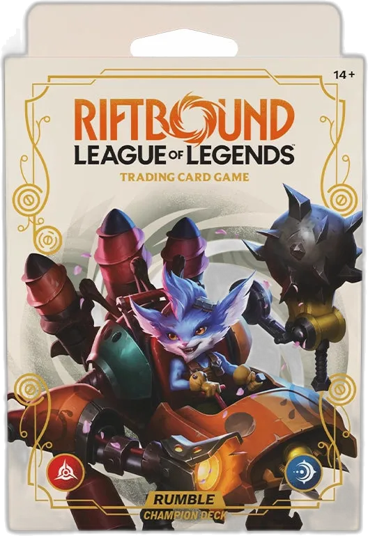 Riftbound: League of Legends - Spiritforged - Champion Deck - Rumble - English