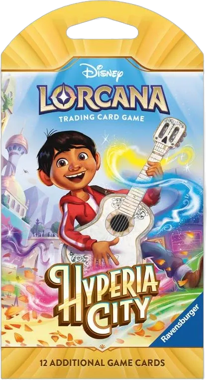 Disney Lorcana - Hyperia City - Sleeved Booster Pack - English