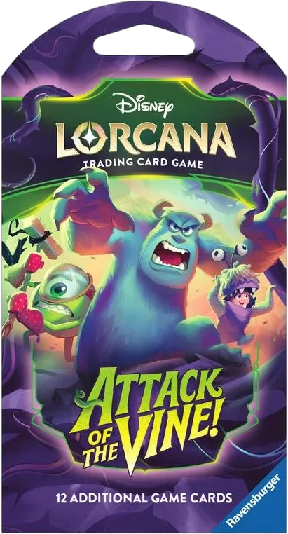 Disney Lorcana - Attack of the Vine! - Sleeved Booster Pack - English