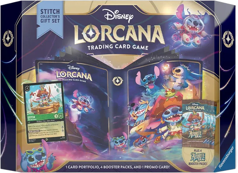Disney Lorcana - Azurite Sea - Gift Set - Stitch Collector’s - Stitch - English