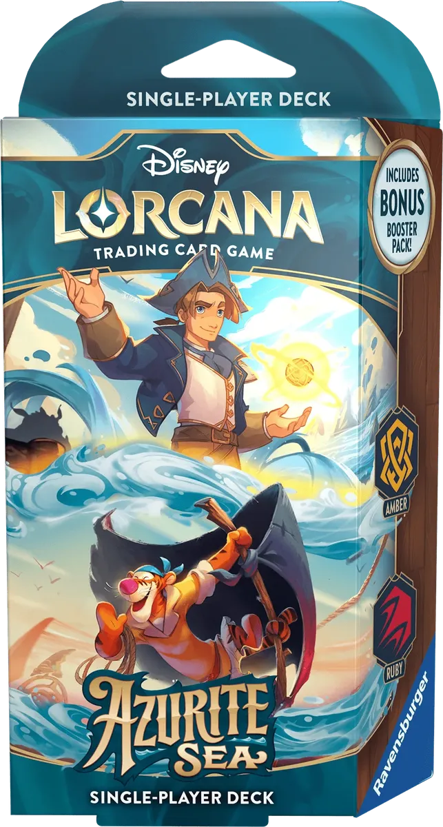 Disney Lorcana - Azurite Sea - Starter Deck - A Seaworthy Crew - English