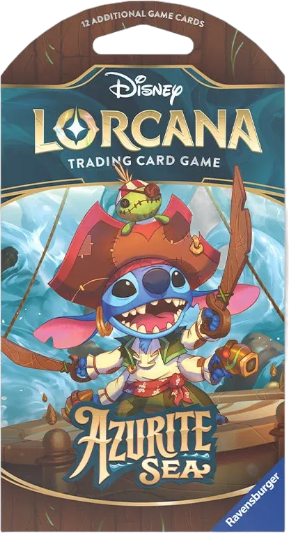 Disney Lorcana - Azurite Sea - Sleeved Booster Pack - English