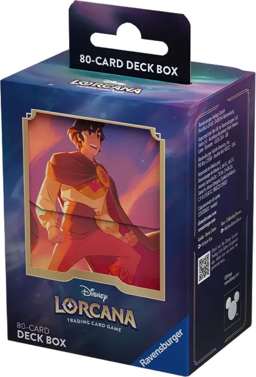 Disney Lorcana - Shimmering Skies - Deck Box - Aladdin