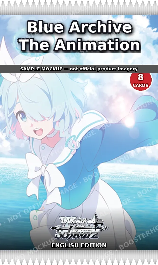 Weiss Schwarz - Blue Archive The Animation - Booster Pack - English