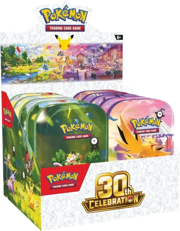 Pokemon - 30th Celebration - Mini Tin Display Box - English