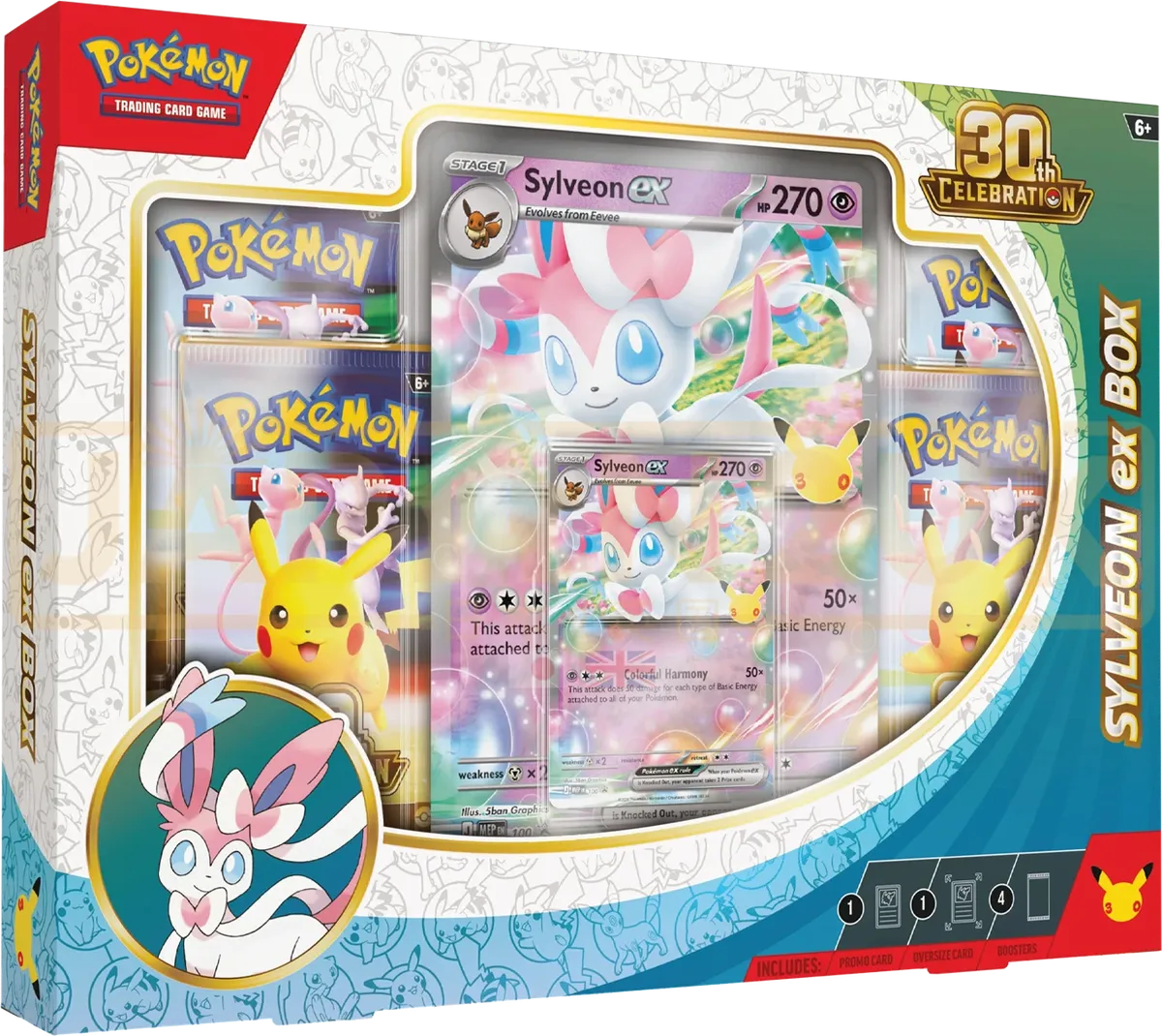 Pokemon - 30th Celebration - Collection Box - Sylveon ex - English