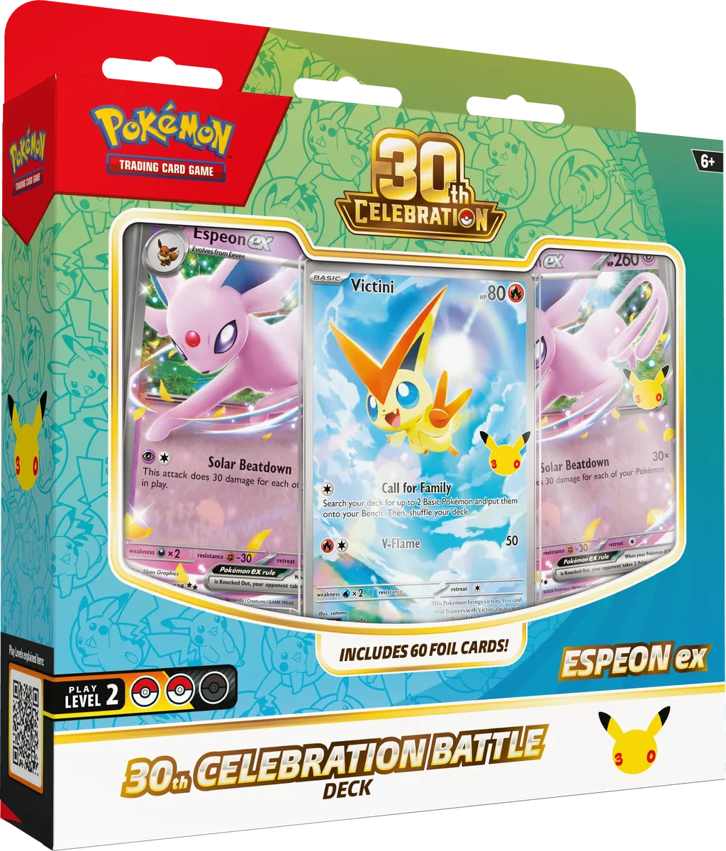 Pokemon - 30th Celebration - Battle Deck - Espeon Ex - English