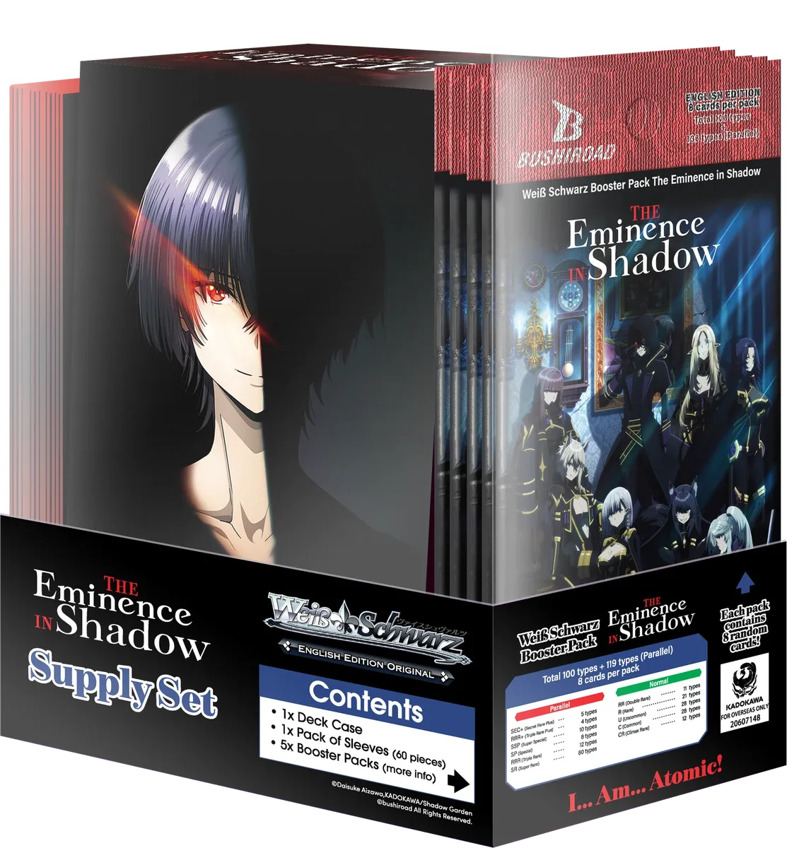 Weiss Schwarz - The Eminence in Shadow - Supply Set - English