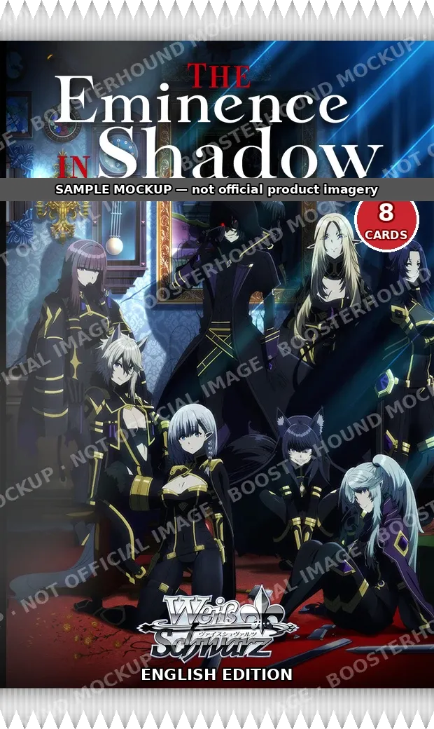 Weiss Schwarz - The Eminence in Shadow - Booster Pack - English