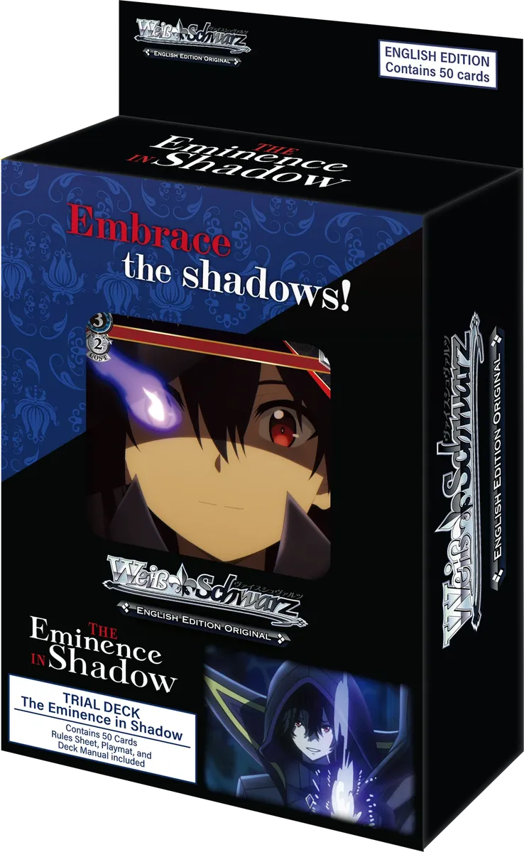 Weiss Schwarz - The Eminence in Shadow - Trial Deck - English