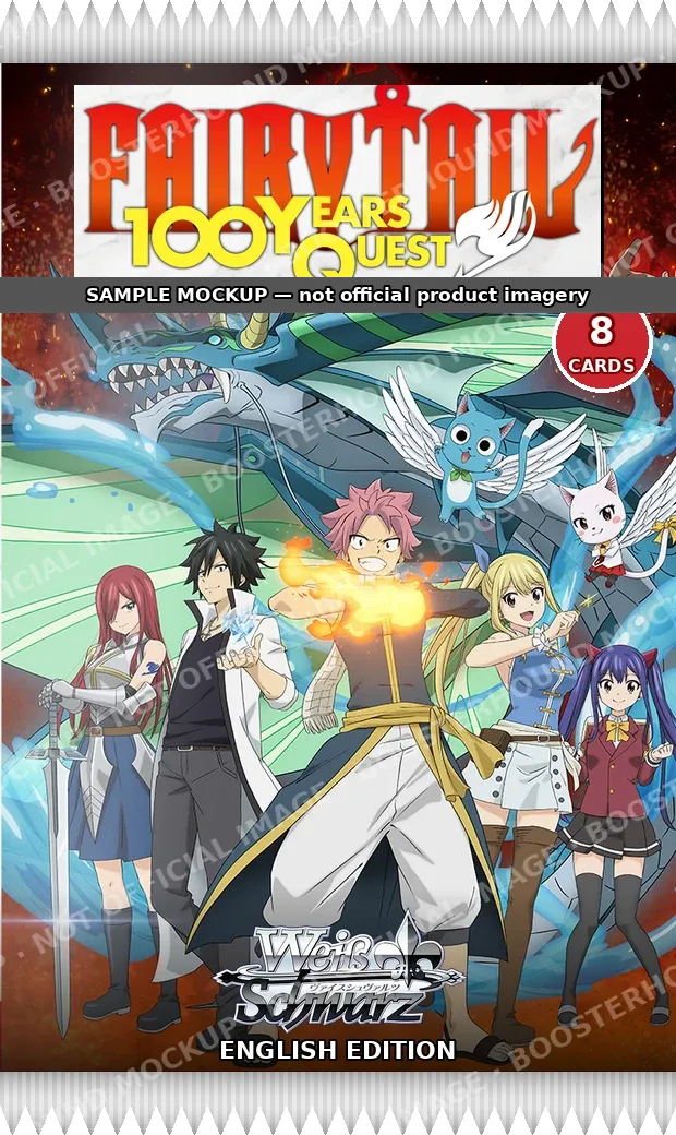 Weiss Schwarz - Fairy Tail: 100 Years Quest - Booster Pack - English