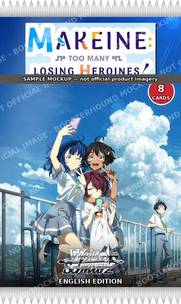 Weiss Schwarz - Makeine: Too Many Losing Heroines! - Booster Pack - English