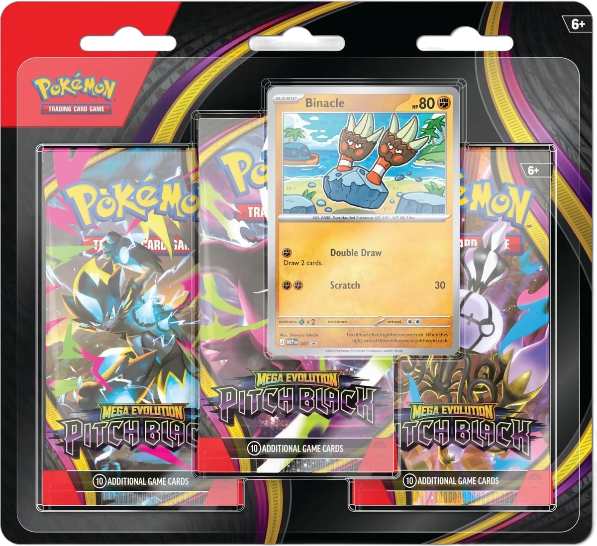 Pokemon - Pitch Black - 3 Pack Blister - English