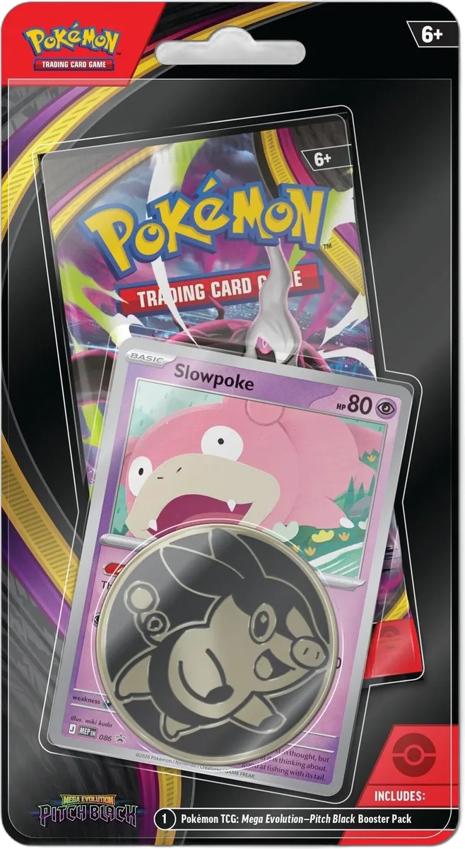 Pokemon - Pitch Black - Checklane Blister - Slowpoke - English