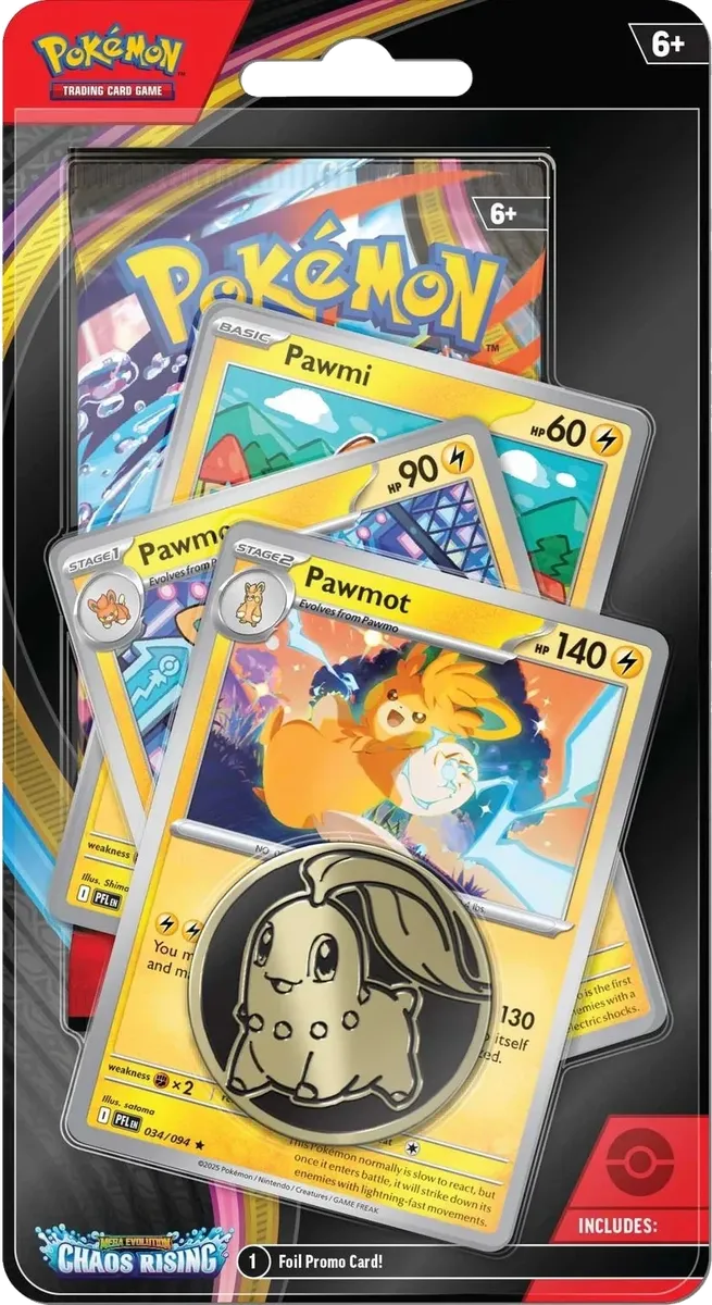 Pokemon - Chaos Rising - Premium Checklane Blister - Pawmot - English