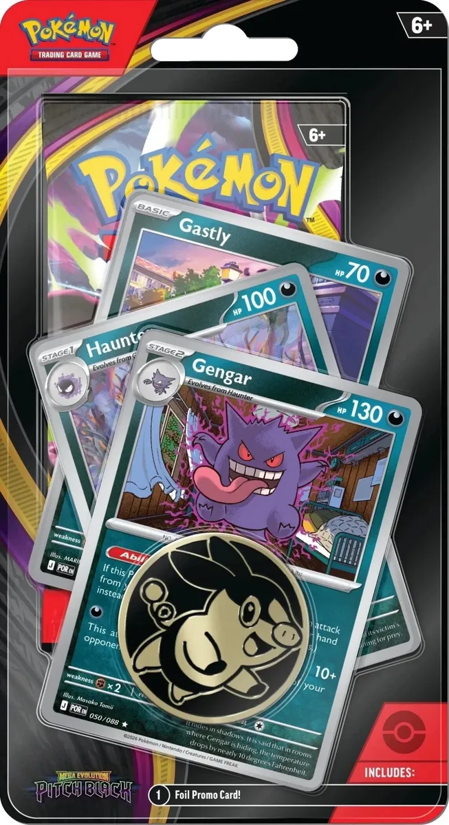 Pokemon - Pitch Black - Premium Checklane Blister - Gengar - English