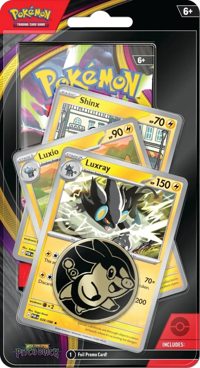Pokemon - Pitch Black - Premium Checklane Blister - Luxray - English