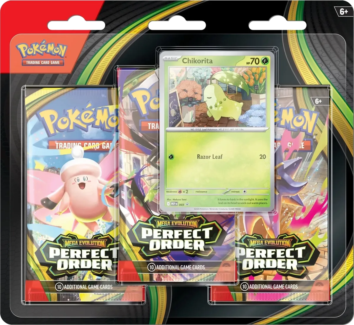 Pokemon - Perfect Order - 3 Pack Blister - English