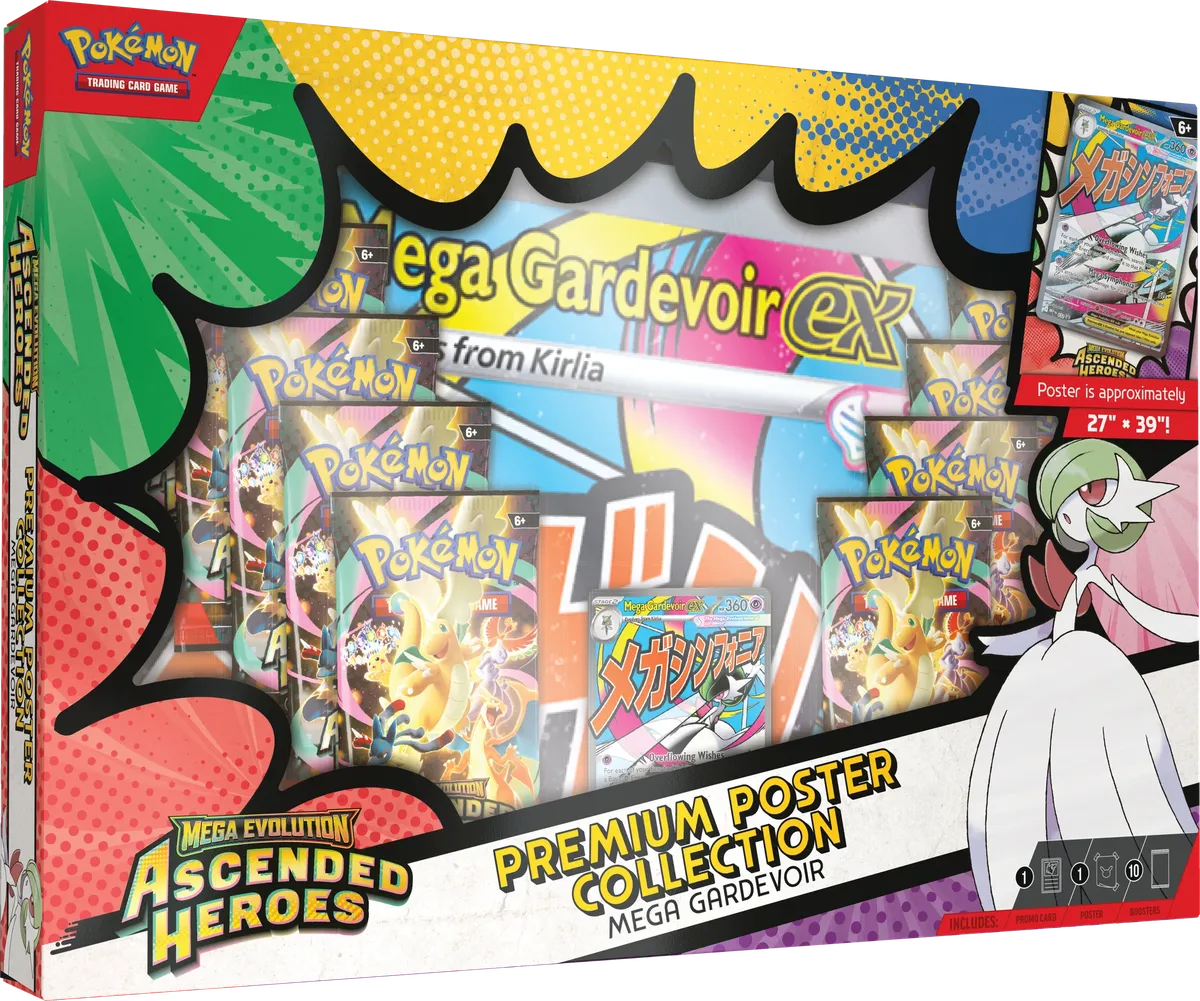 Pokemon - Ascended Heroes - Poster Collection - Mega Gardevoir - English
