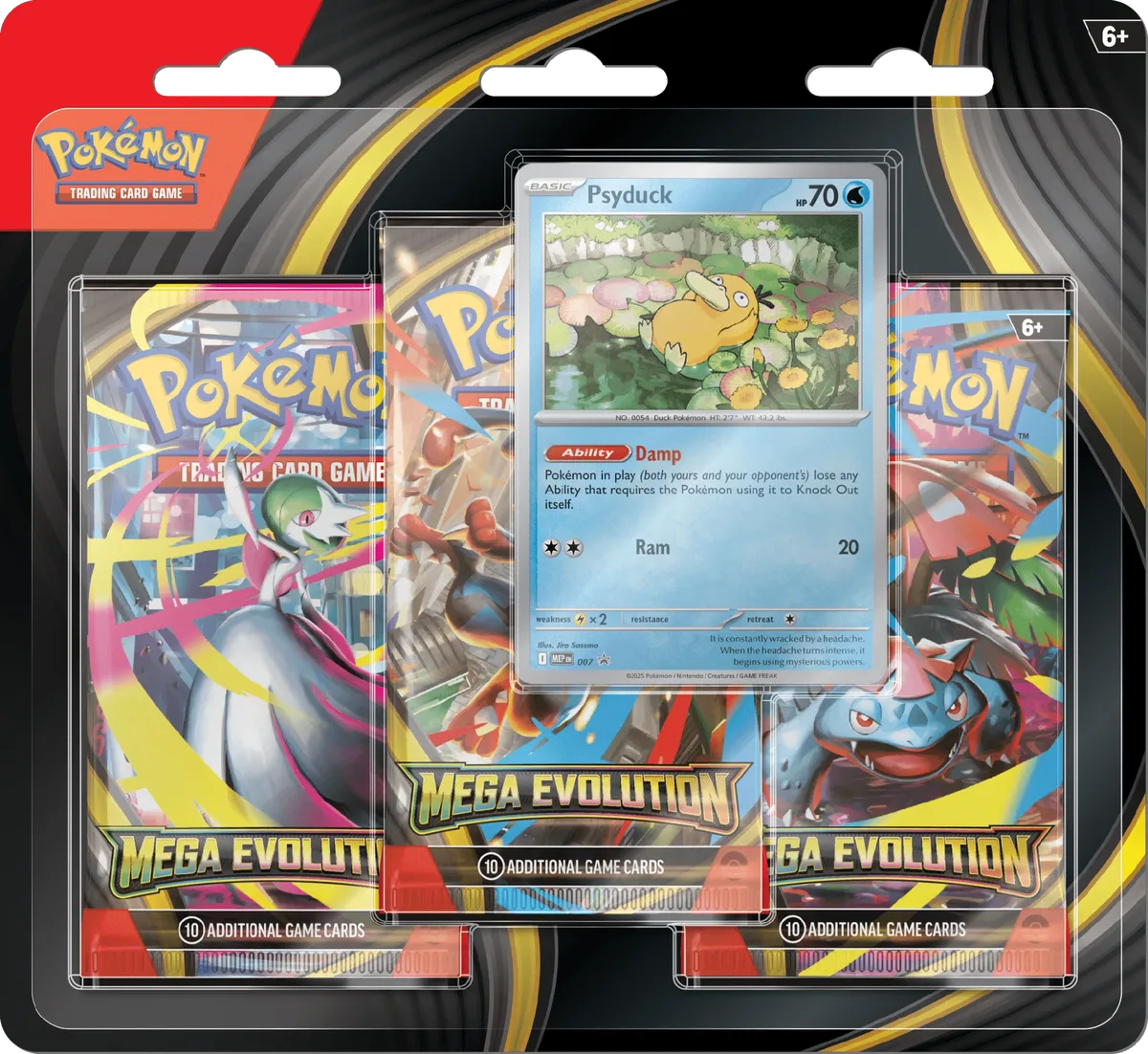 Pokemon - Mega Evolution - 3 Pack Blister - English