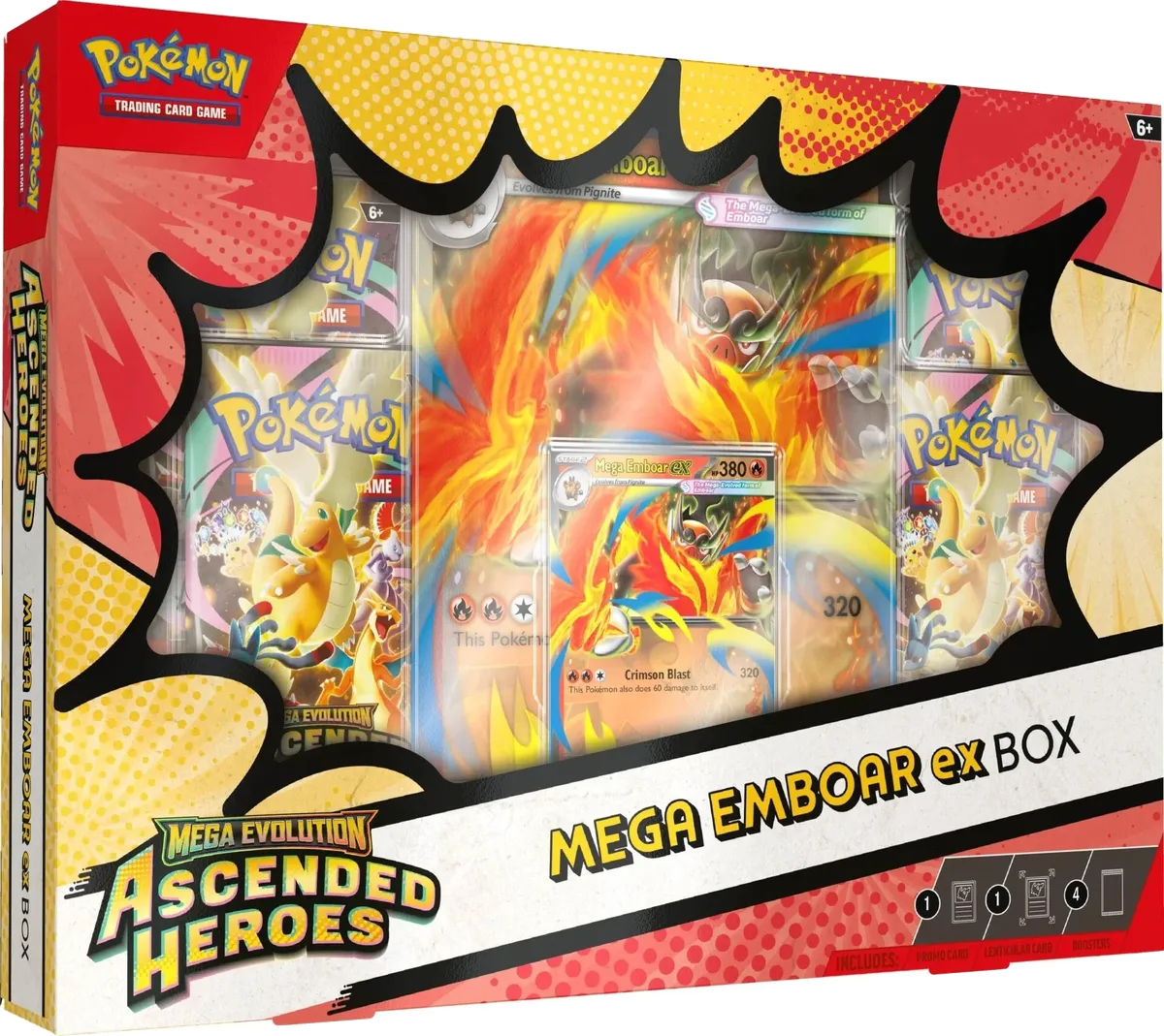 Pokemon - Ascended Heroes - Collection Box - Mega Emboar ex - English
