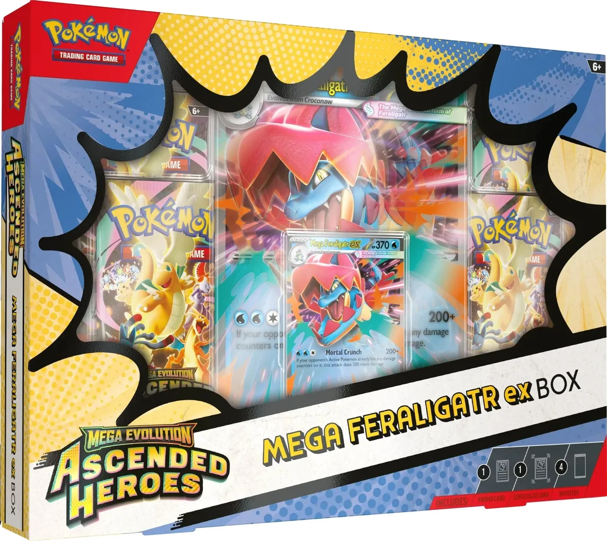 Pokemon - Ascended Heroes - Collection Box - Mega Feraligatr ex - English