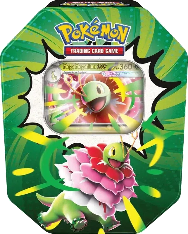 Pokemon - Ascended Heroes - Tin - Mega Meganium ex - English