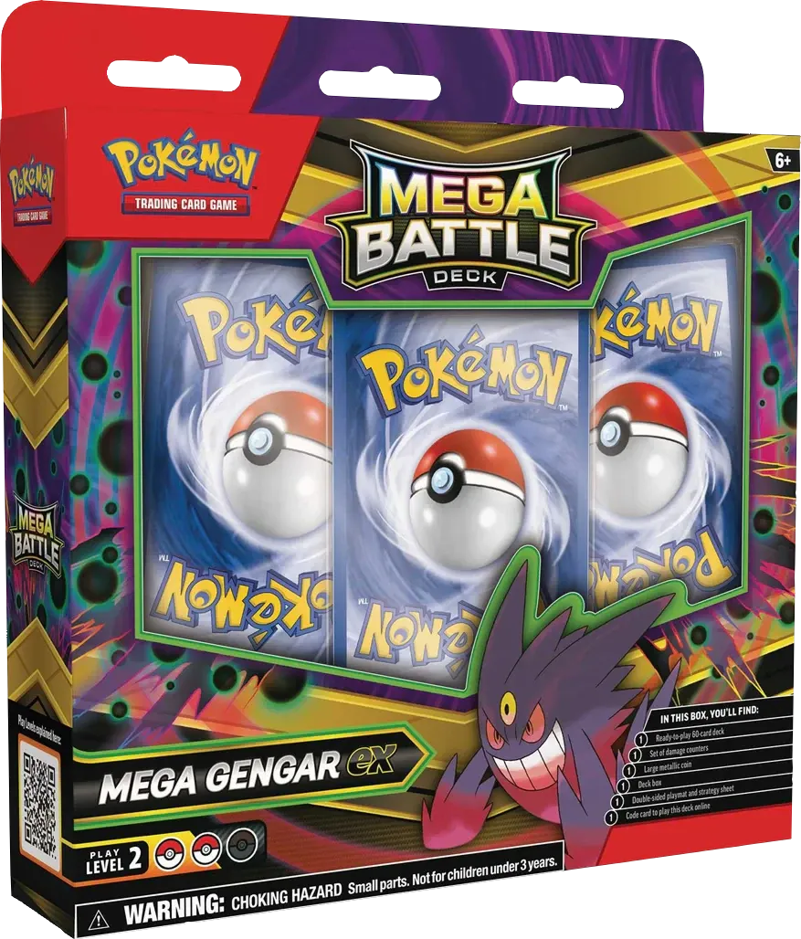 Pokemon - Mega Evolution - Mega Battle Decks - Mega Gengar ex - English
