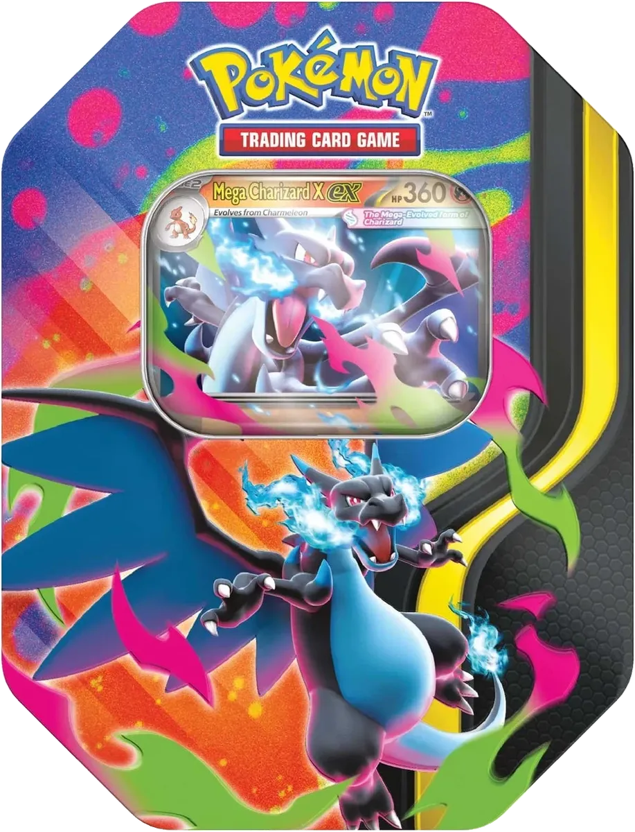 Pokemon - Mega Evolution - Tin - Mega Charizard X - English