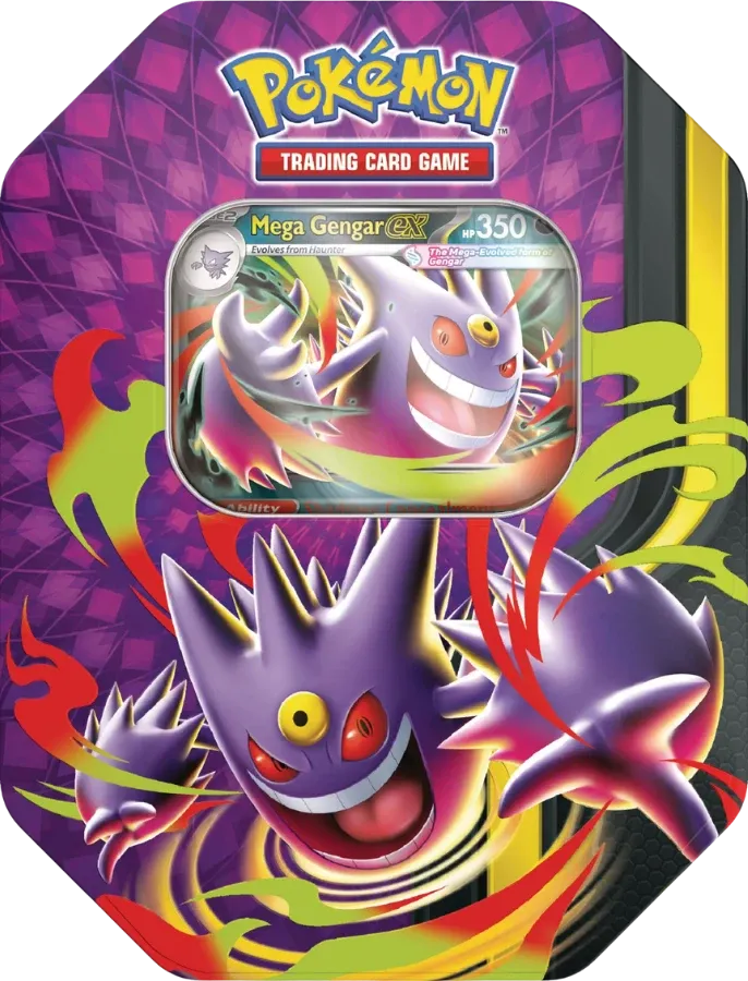 Pokemon - Mega Evolution - Tin - Mega Gengar ex - English