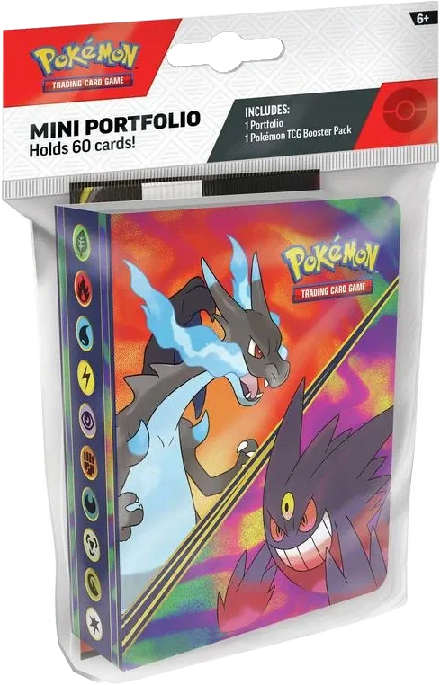 Pokemon - Phantasmal Flames - Mini Portfolio - Gengar & Mega Charizard X
