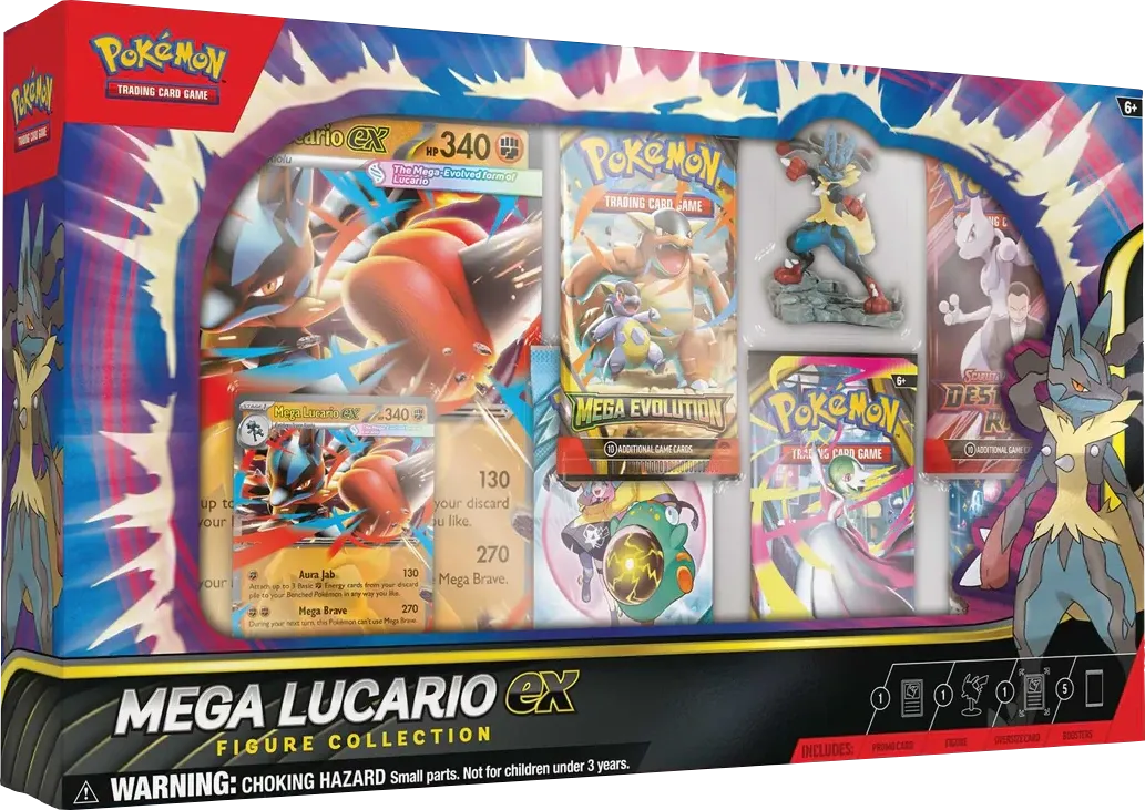 Pokemon - Mega Evolution - Figure Collection - Mega Lucario - English