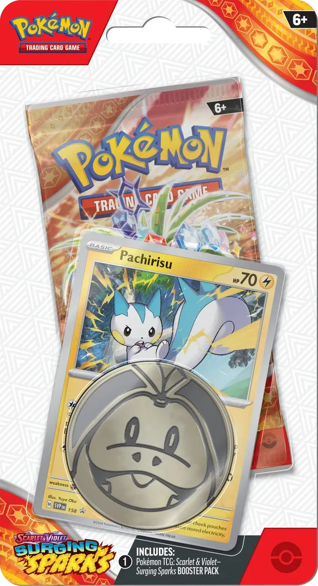 Pokemon - Surging Sparks - Checklane Blister - English