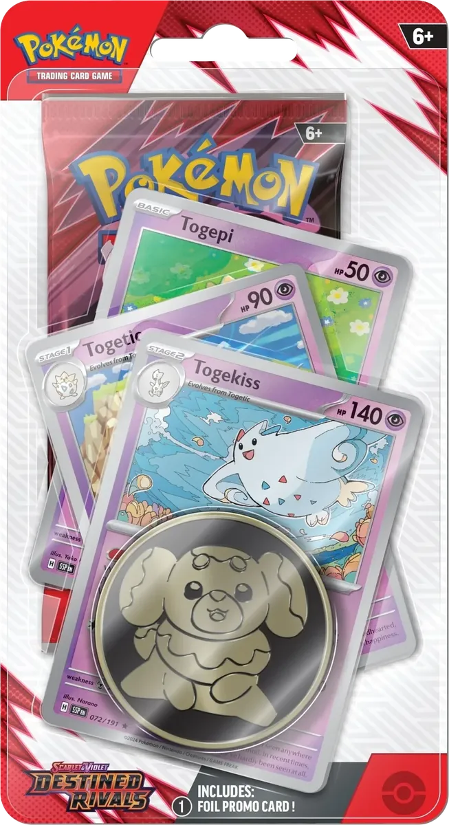 Pokemon - Destined Rivals - Premium Checklane Blister - Togekiss - English