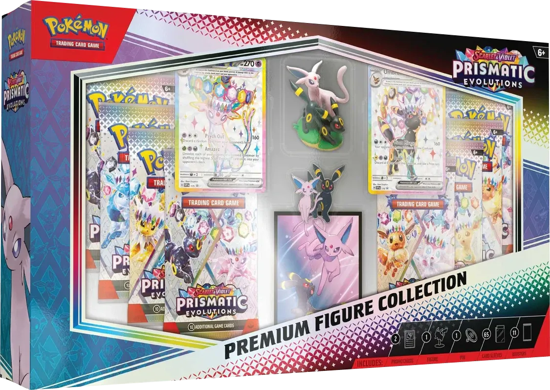 Pokemon - Prismatic Evolutions - Figure Collection - Espeon & Umbreon - English