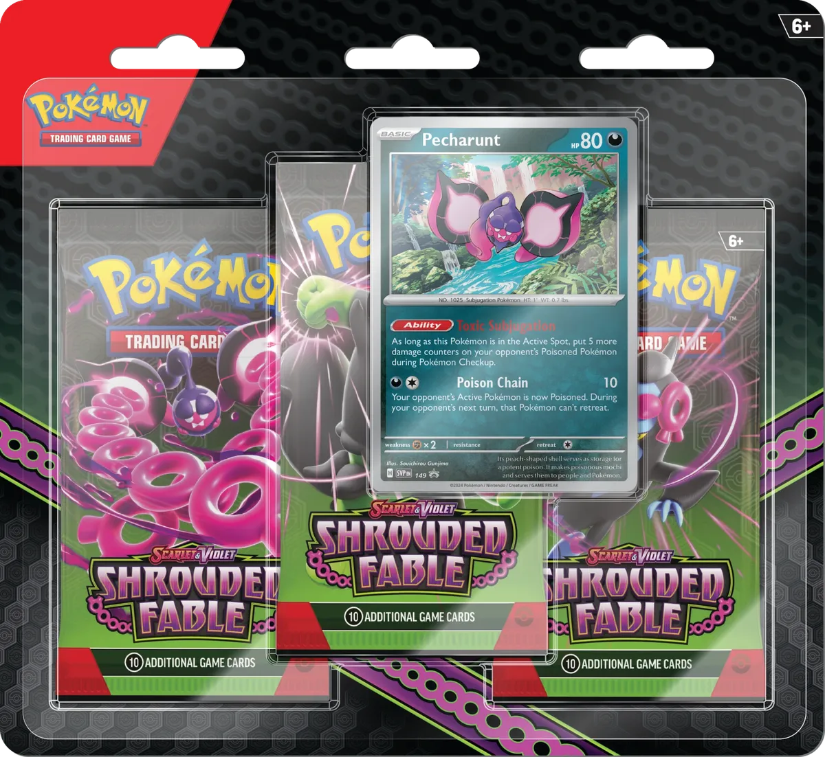 Pokemon - Shrouded Fable - 3 Pack Blister - English