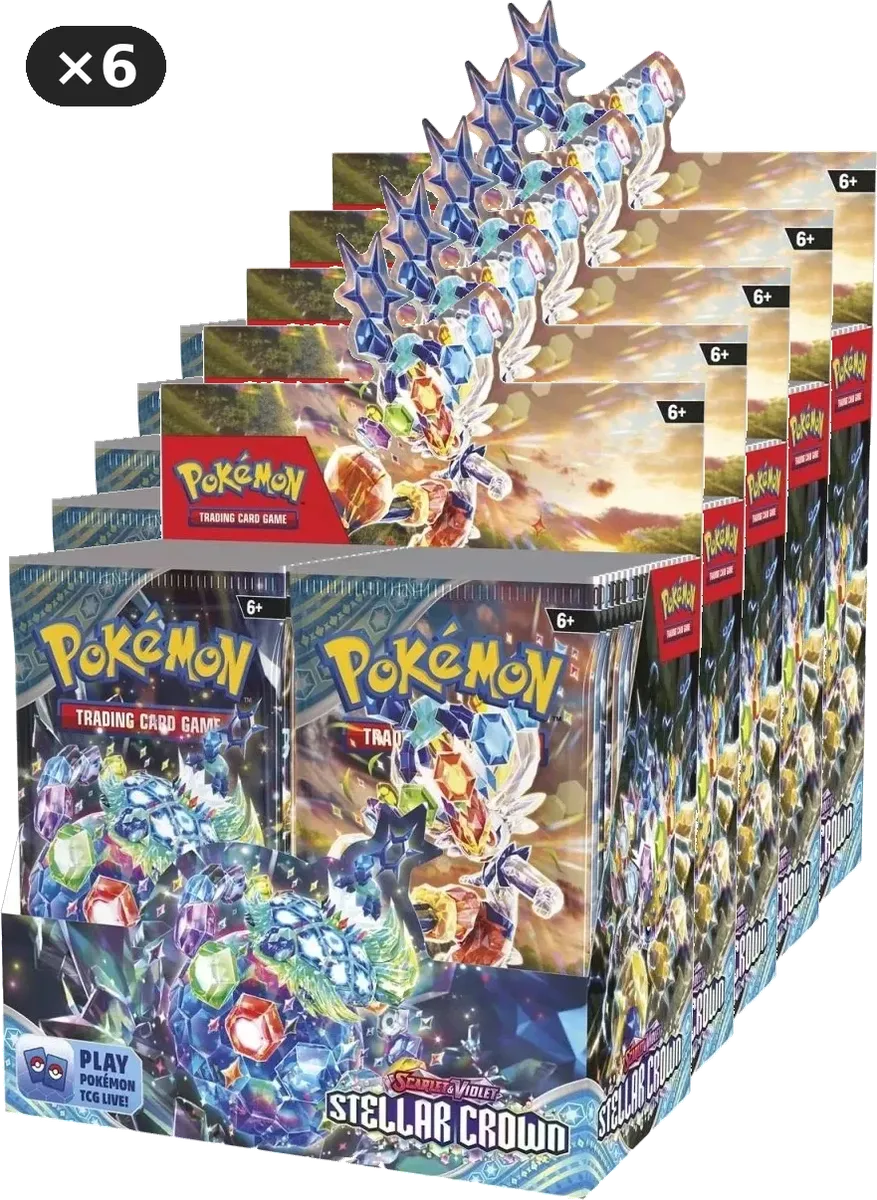 Pokemon - Stellar Crown - Booster Box Case - English