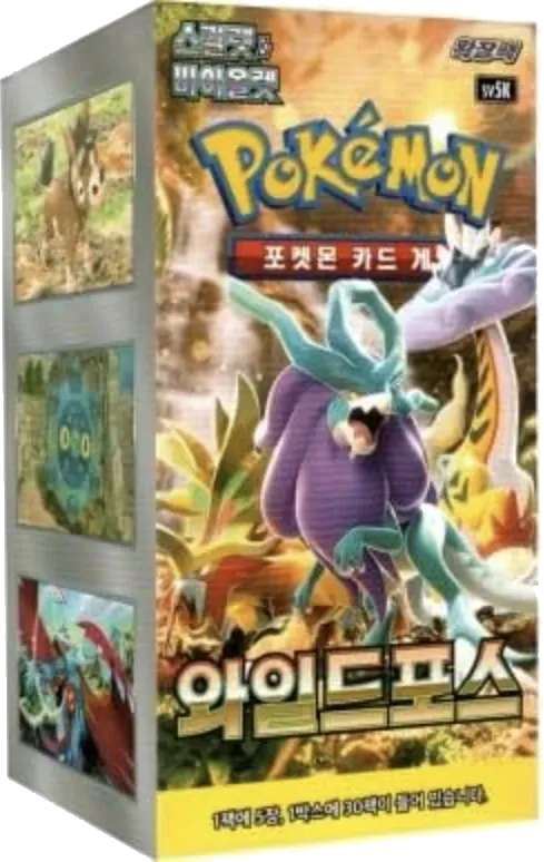 Pokemon - Temporal Forces - Booster Box - Wild Force - Korean