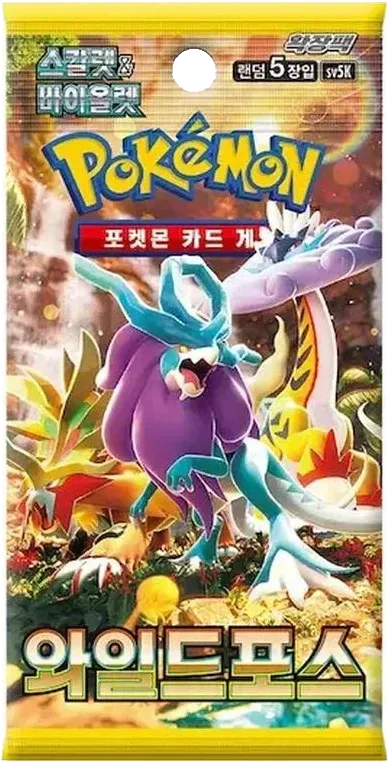 Pokemon - Temporal Forces - Booster Pack - Wild Force - Korean