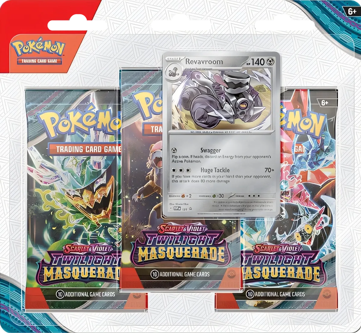 Pokemon - Twilight Masquerade - 3 Pack Blister - English