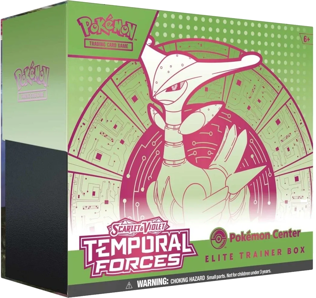 Pokemon - Temporal Forces - Elite Trainer Box - Iron Leaves - Pokemon Center - English