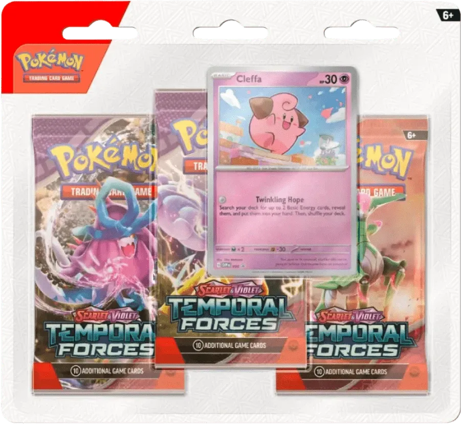 Pokemon - Temporal Forces - 3 Pack Blister - English