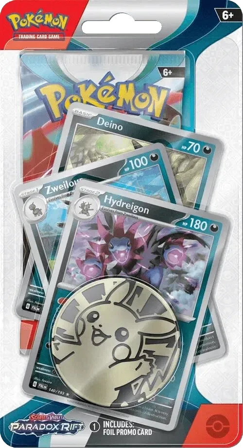 Pokemon - Paradox Rift - Premium Checklane Blister - Hydreigon - English