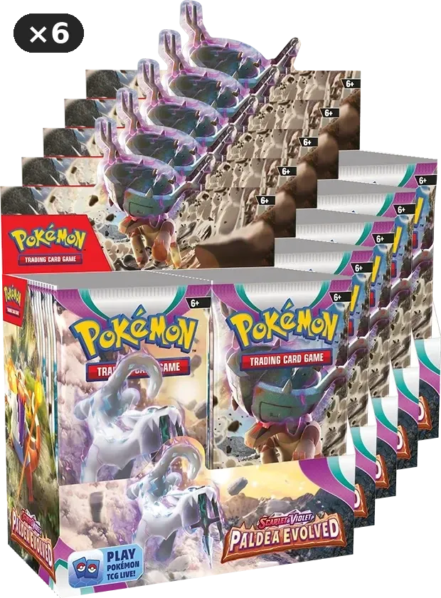 Pokemon - Paldea Evolved - Booster Box Case - English