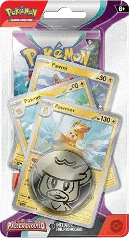Pokemon - Paldea Evolved - Premium Checklane Blister - Pawmot - English