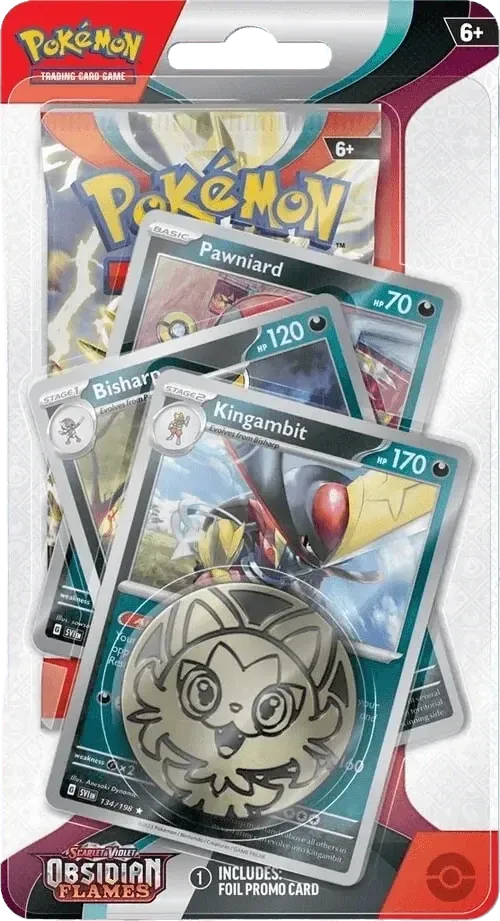 Pokemon - Obsidian Flames - Premium Checklane Blister - Kingambit - English