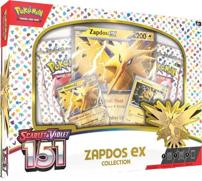 Pokemon - 151 - Collection Box - Zapdos ex - English