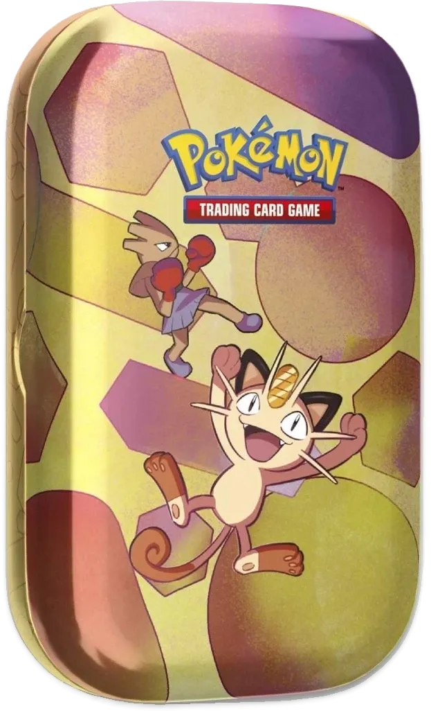 Pokemon - 151 - Mini Tin - Meowth & Hitmonchan - English