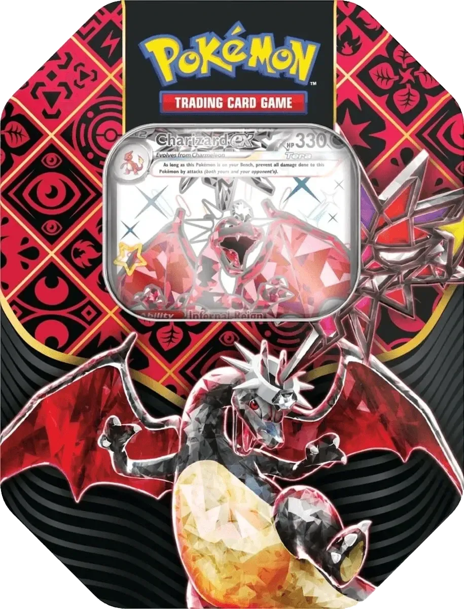 Pokemon - Paldean Fates - Tin - Charizard ex - English