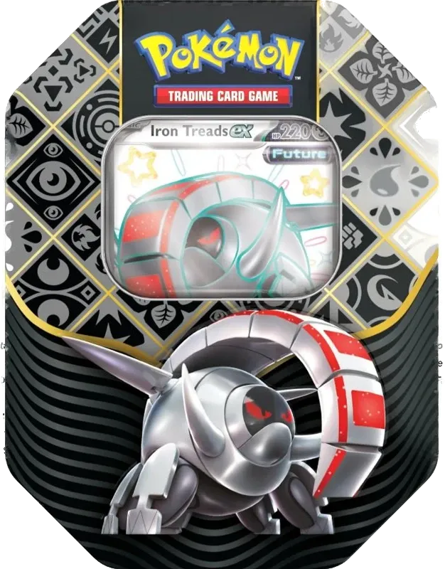 Pokemon - Paldean Fates - Tin - Iron Treads ex - English